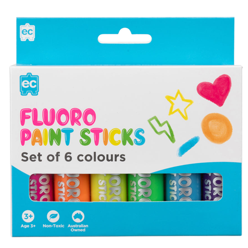 EC Paint Sticks Fluoro Set 6